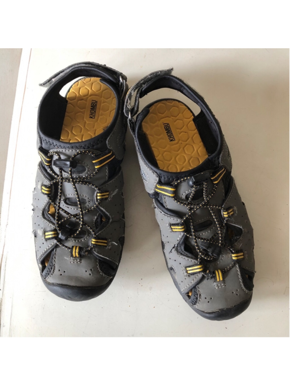 Youth Size 4M KHOMBU “Charlie” Active Water All Terrain Sandals Sporty Rugged